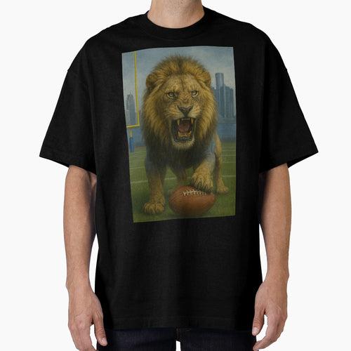 Detroit Football V7 T-Shirt - Fun Novelty Design Men Women - T-Shirt, Sweatshirt, Hoodie