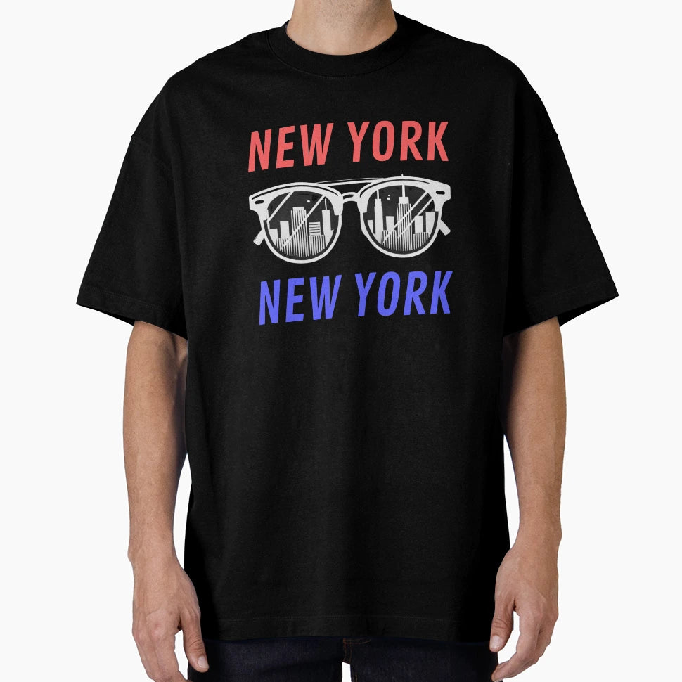 New York New York Nyc Red White And Blue T-Shirt - Graphic Print Unisex - T-Shirt, Sweatshirt, Hoodie