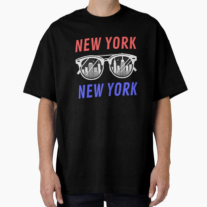 New York New York Nyc Red White And Blue T-Shirt - Graphic Print Unisex - T-Shirt, Sweatshirt, Hoodie