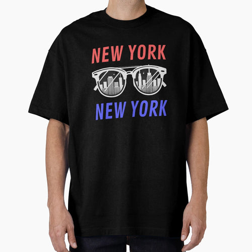 New York New York Nyc Red White And Blue T-Shirt - Graphic Print Unisex - T-Shirt, Sweatshirt, Hoodie