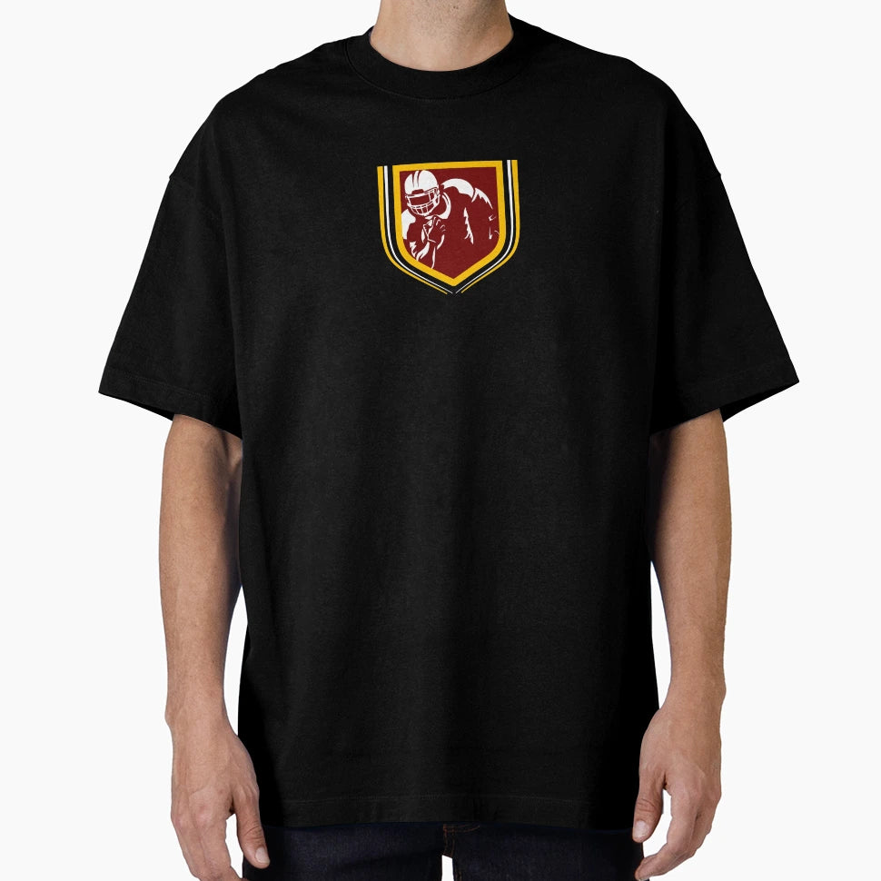 Football Fan Maroon And Gold T-Shirt - Minimalist Print for Adults - T-Shirt, Sweatshirt, Hoodie