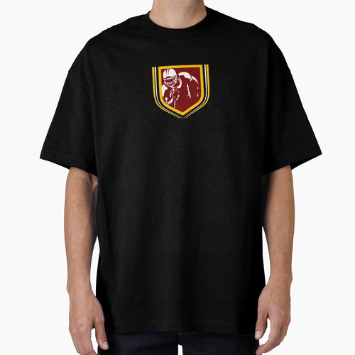 Football Fan Maroon And Gold T-Shirt - Minimalist Print for Adults - T-Shirt, Sweatshirt, Hoodie