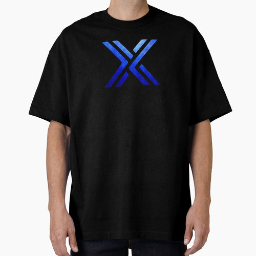 Immutable X Blue Metal White T-Shirt - Minimalist Print Men Women - T-Shirt, Sweatshirt, Hoodie
