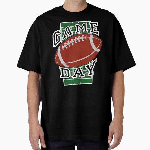 American Football Game Day Field T-Shirt - Fun Novelty Design for Adults - T-Shirt, Sweatshirt, Hoodie