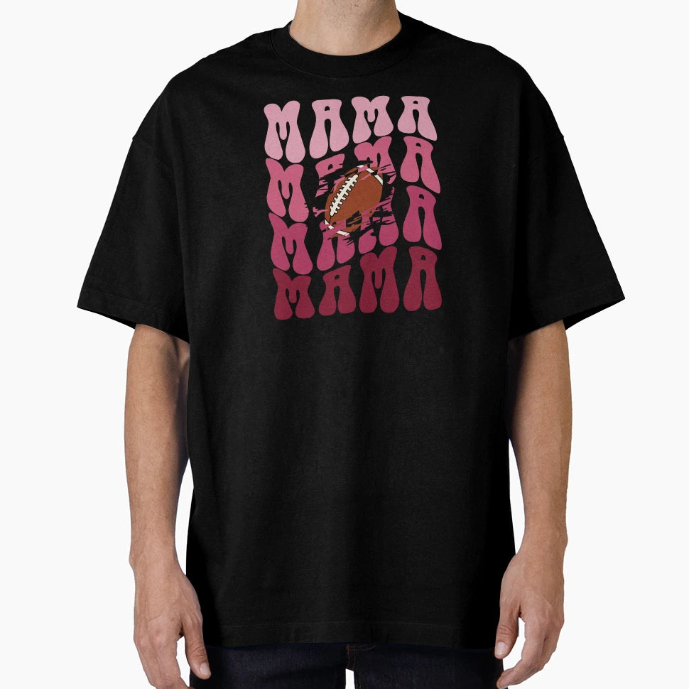 Football Mama T-Shirt - Minimalist Print Unisex - T-Shirt, Sweatshirt, Hoodie