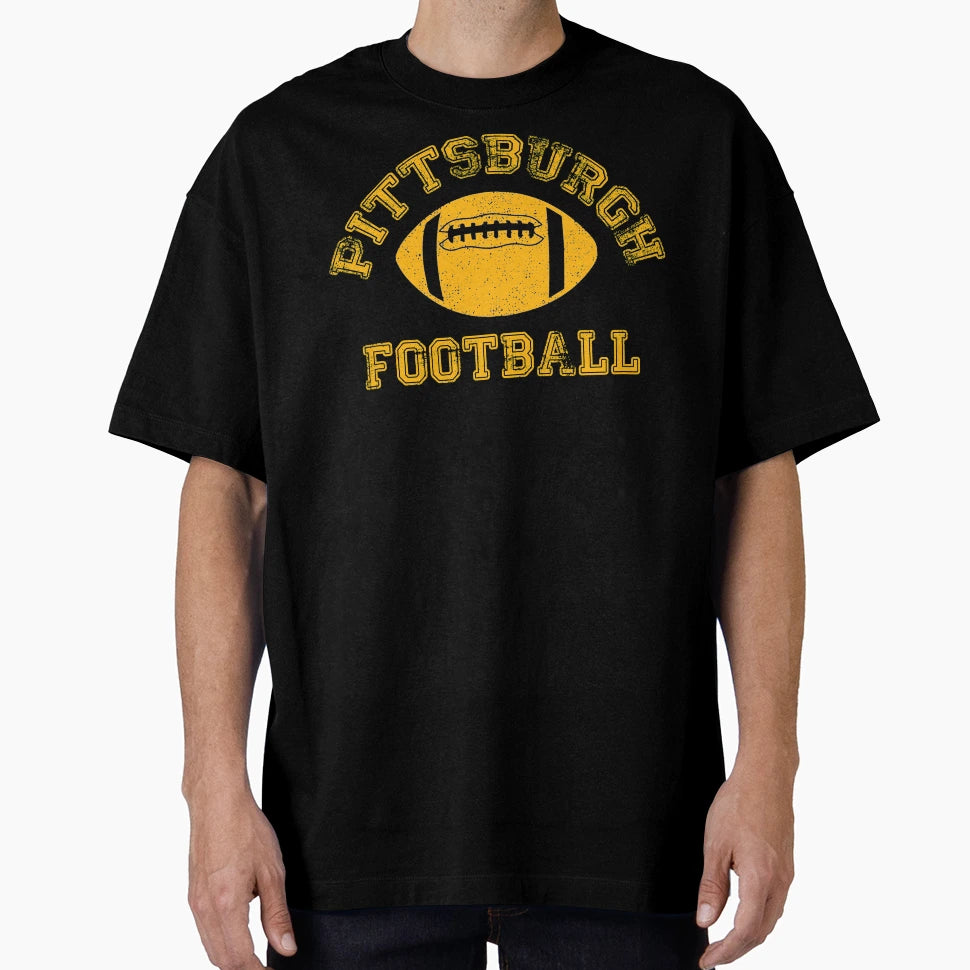 Pittsburgh Distressed Pro T-Shirt - Casual Everyday Wear Men Women - T-Shirt, Sweatshirt, Hoodie