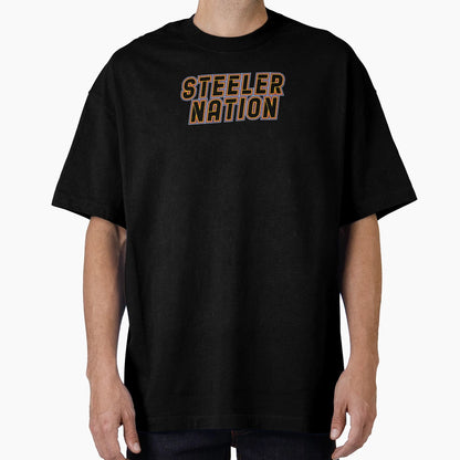 Steeler Nation T-Shirt - Fun Novelty Design for Adults - T-Shirt, Sweatshirt, Hoodie