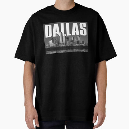 Dallas Cityscape T-Shirt - Aesthetic Graphic for Adults - T-Shirt, Sweatshirt, Hoodie