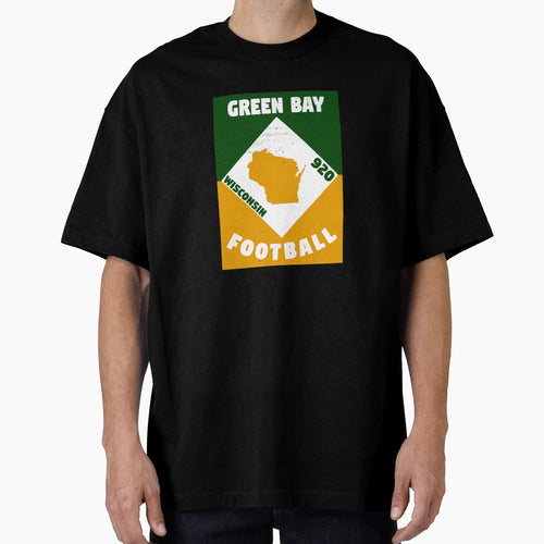 Green Bay Football T-Shirt - Custom Art Print Unisex - T-Shirt, Sweatshirt, Hoodie