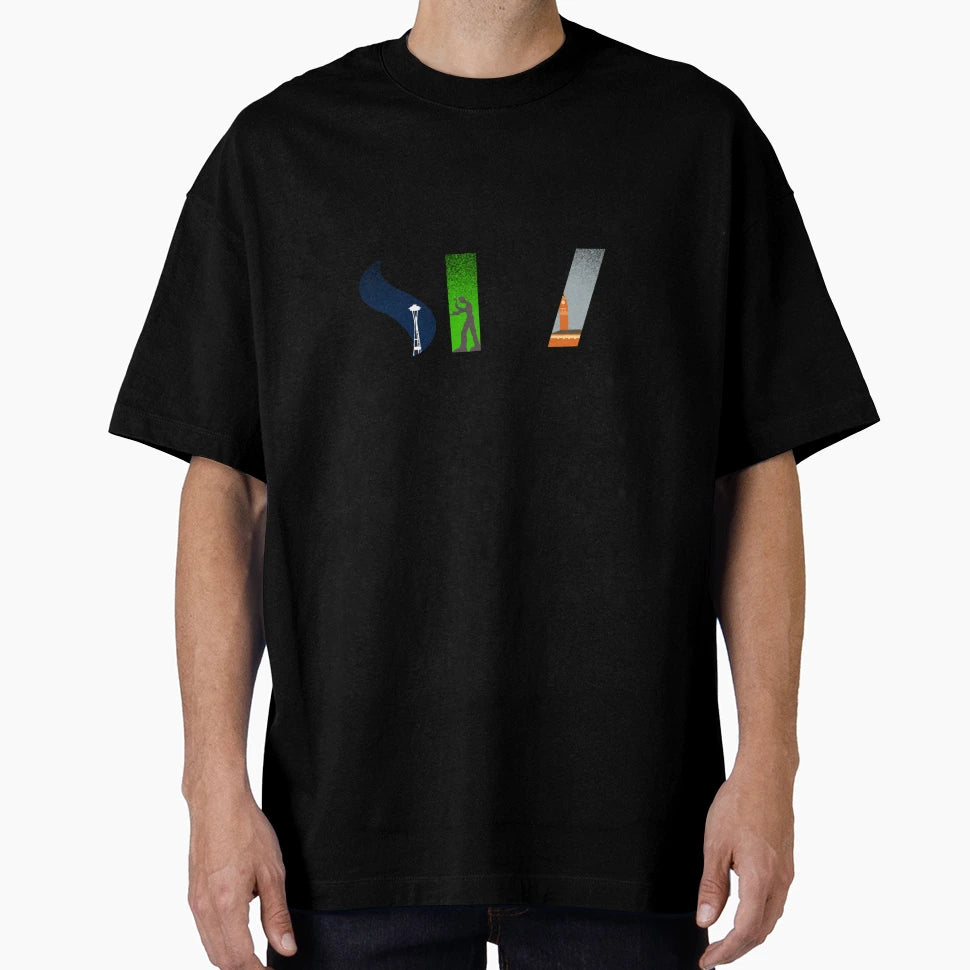 Seattle Tattoo T-Shirt - Minimalist Print Men Women - T-Shirt, Sweatshirt, Hoodie