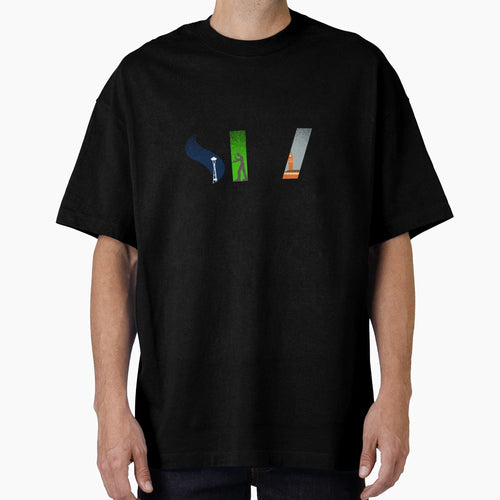 Seattle Tattoo T-Shirt - Minimalist Print Men Women - T-Shirt, Sweatshirt, Hoodie