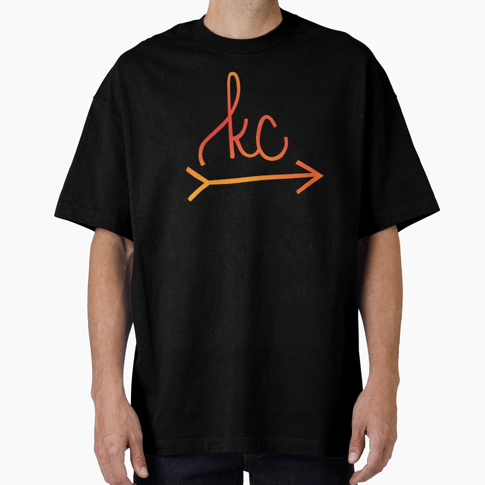 Kc Arrow Gradient T-Shirt - Fun Novelty Design for Adults - T-Shirt, Sweatshirt, Hoodie