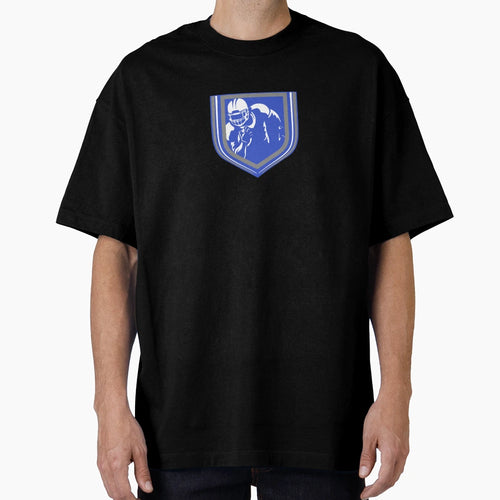 Football Fan Blue And Grey T-Shirt - Aesthetic Graphic Men Women - T-Shirt, Sweatshirt, Hoodie