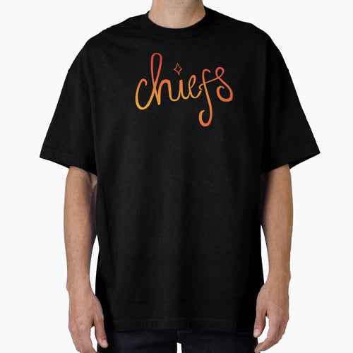 Chiefs Gradient Script T-Shirt - Casual Everyday Wear for Adults - T-Shirt, Sweatshirt, Hoodie
