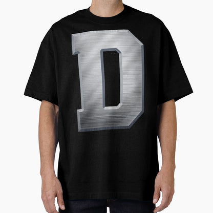 Copy Copy Copy Big Steel Letter D T-Shirt - Aesthetic Graphic for Adults - T-Shirt, Sweatshirt, Hoodie