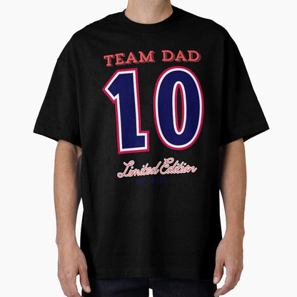 Team Dad Papa Dad Birthday T-Shirt - Fun Novelty Design Men Women - T-Shirt, Sweatshirt, Hoodie