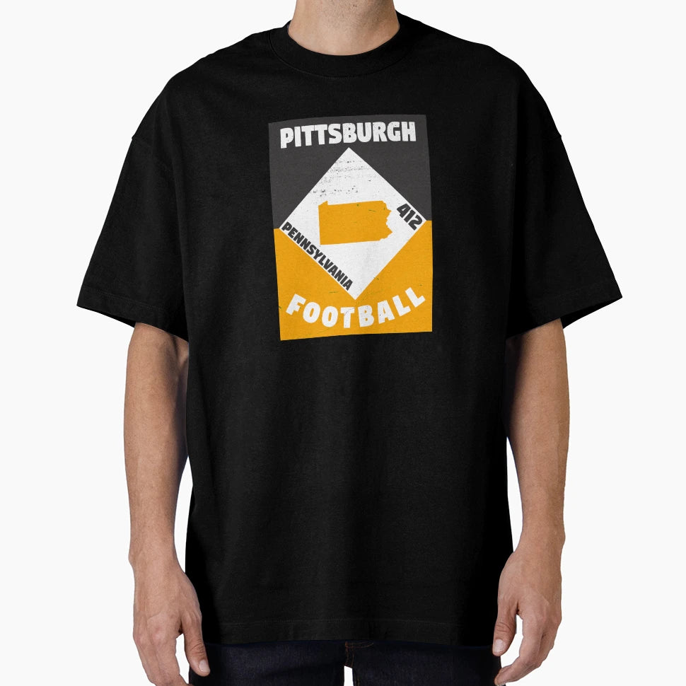 Pittsburgh Football T-Shirt - Aesthetic Graphic Men Women - T-Shirt, Sweatshirt, Hoodie