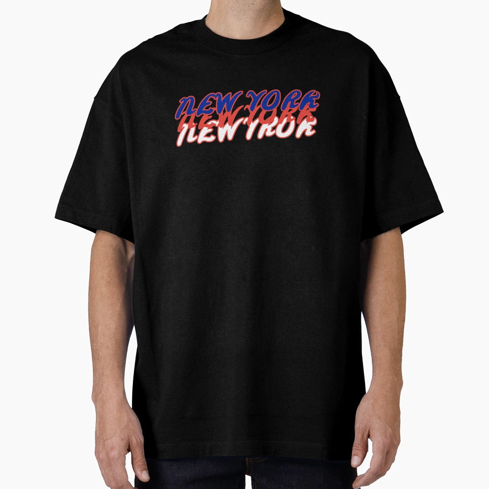 Rangers Giants New York New York Red T-Shirt - Trendy Graphic for Adults - T-Shirt, Sweatshirt, Hoodie