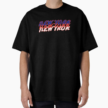 Rangers Giants New York New York Red T-Shirt - Trendy Graphic for Adults - T-Shirt, Sweatshirt, Hoodie