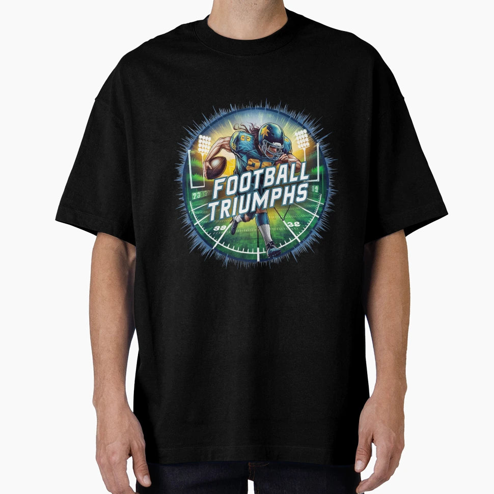 Dynamic American Football Triumphs T-Shirt - Graphic Print Men Women - T-Shirt, Sweatshirt, Hoodie
