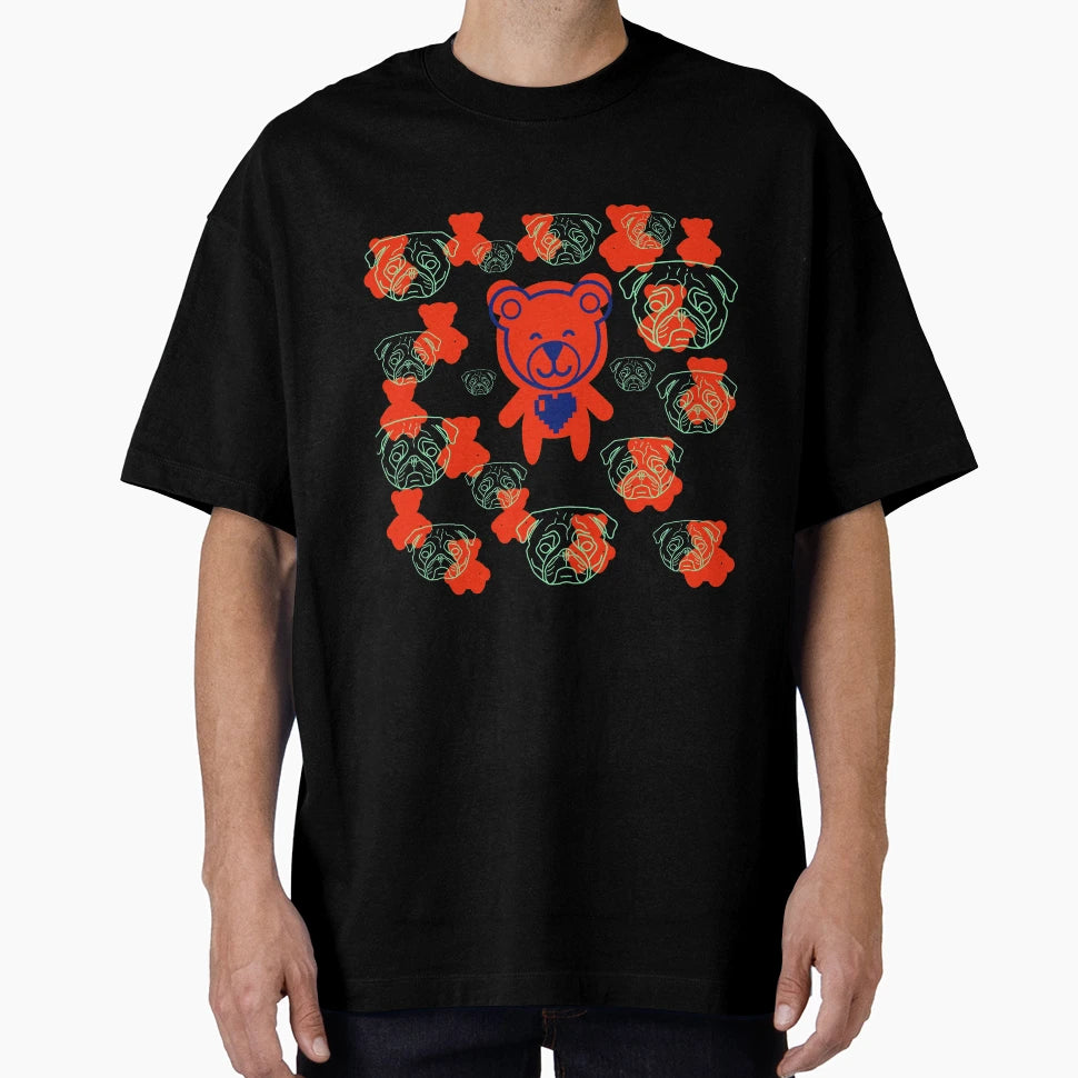 Teddy Bear Pug T-Shirt - Graphic Print Unisex - T-Shirt, Sweatshirt, Hoodie