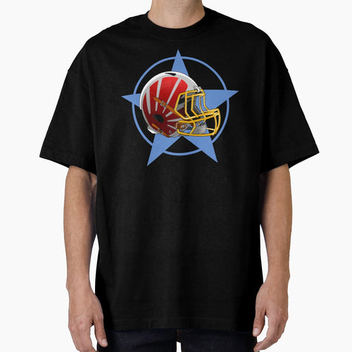 American Football Helmet T-Shirt - Graphic Print Unisex - T-Shirt, Sweatshirt, Hoodie