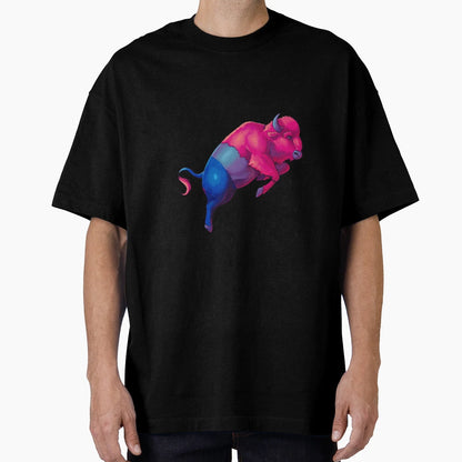 Great American Bi Bison T-Shirt - Custom Art Print for Adults - T-Shirt, Sweatshirt, Hoodie