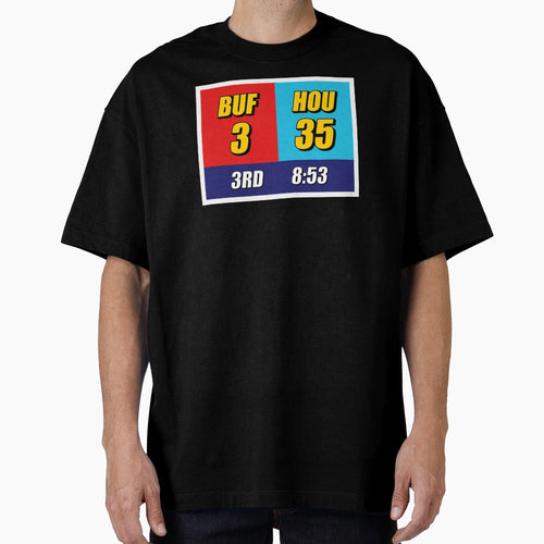 1993 Playoff Comeback Buffalo Vs Houston T-Shirt - Custom Art Print Unisex - T-Shirt, Sweatshirt, Hoodie