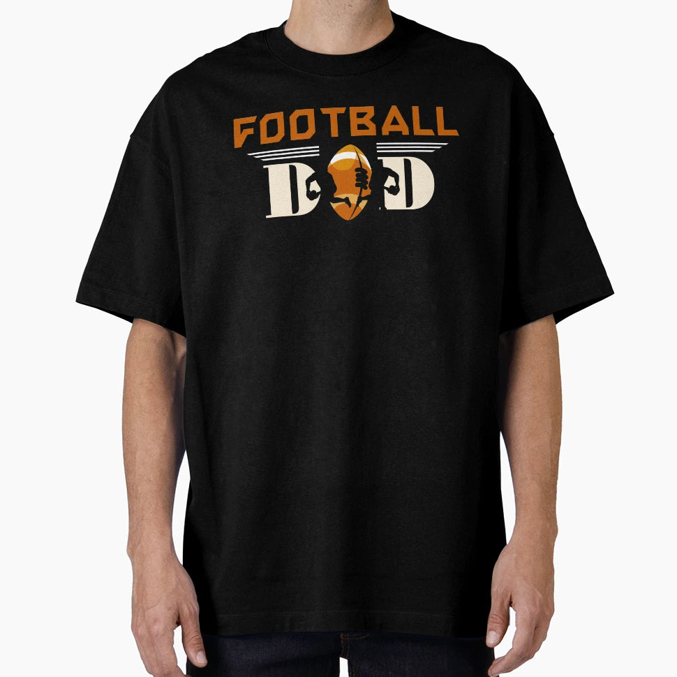 Fathers Day Football Dad Fathers Day T-Shirt - Aesthetic Graphic Unisex - T-Shirt, Sweatshirt, Hoodie