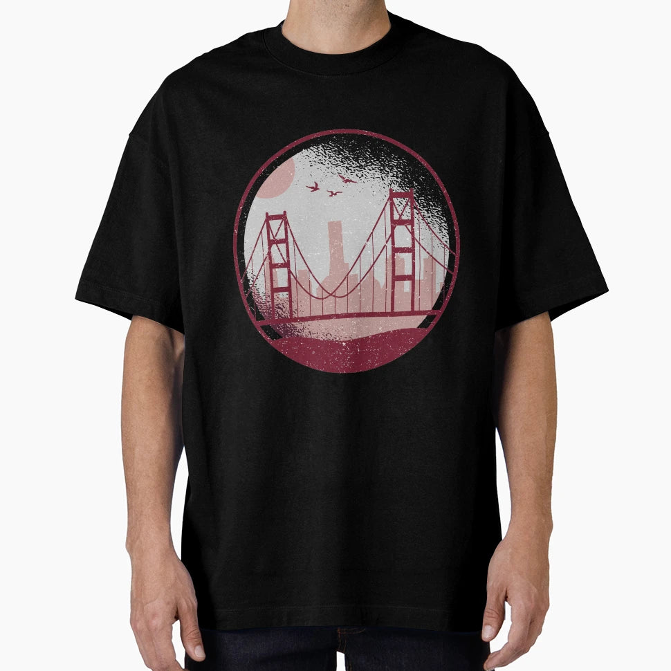 Golden Gate T-Shirt - Streetwear Style for Adults - T-Shirt, Sweatshirt, Hoodie