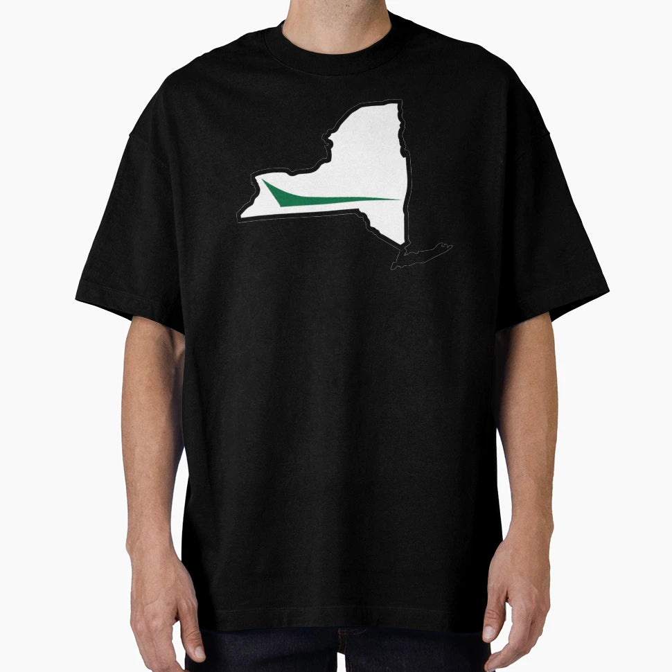 Jets New York State Map T-Shirt - Graphic Print Unisex - T-Shirt, Sweatshirt, Hoodie