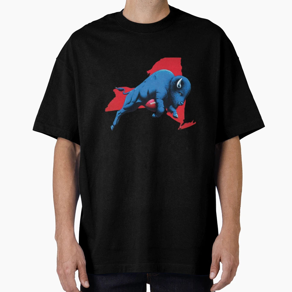 New York Buffalo T-Shirt - Minimalist Print Men Women - T-Shirt, Sweatshirt, Hoodie