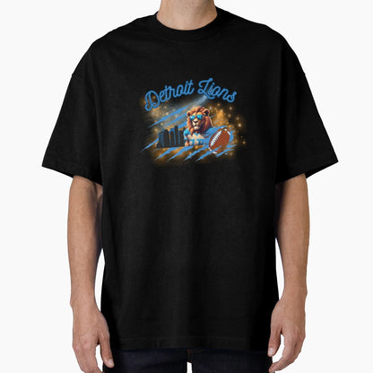 Detroit Lions Football Fan Cartoon Nfl T-Shirt - Streetwear Style Unisex - T-Shirt, Sweatshirt, Hoodie