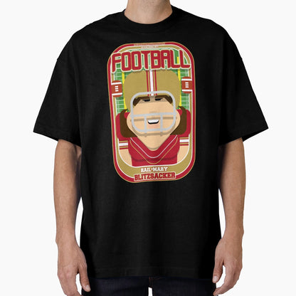 American Football Red And Gold Hail T-Shirt - Minimalist Print for Adults - T-Shirt, Sweatshirt, Hoodie