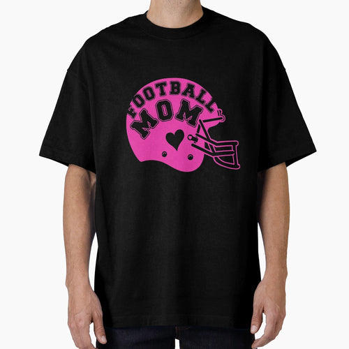 Football Mom Helmet T-Shirt - Aesthetic Graphic for Adults - T-Shirt, Sweatshirt, Hoodie