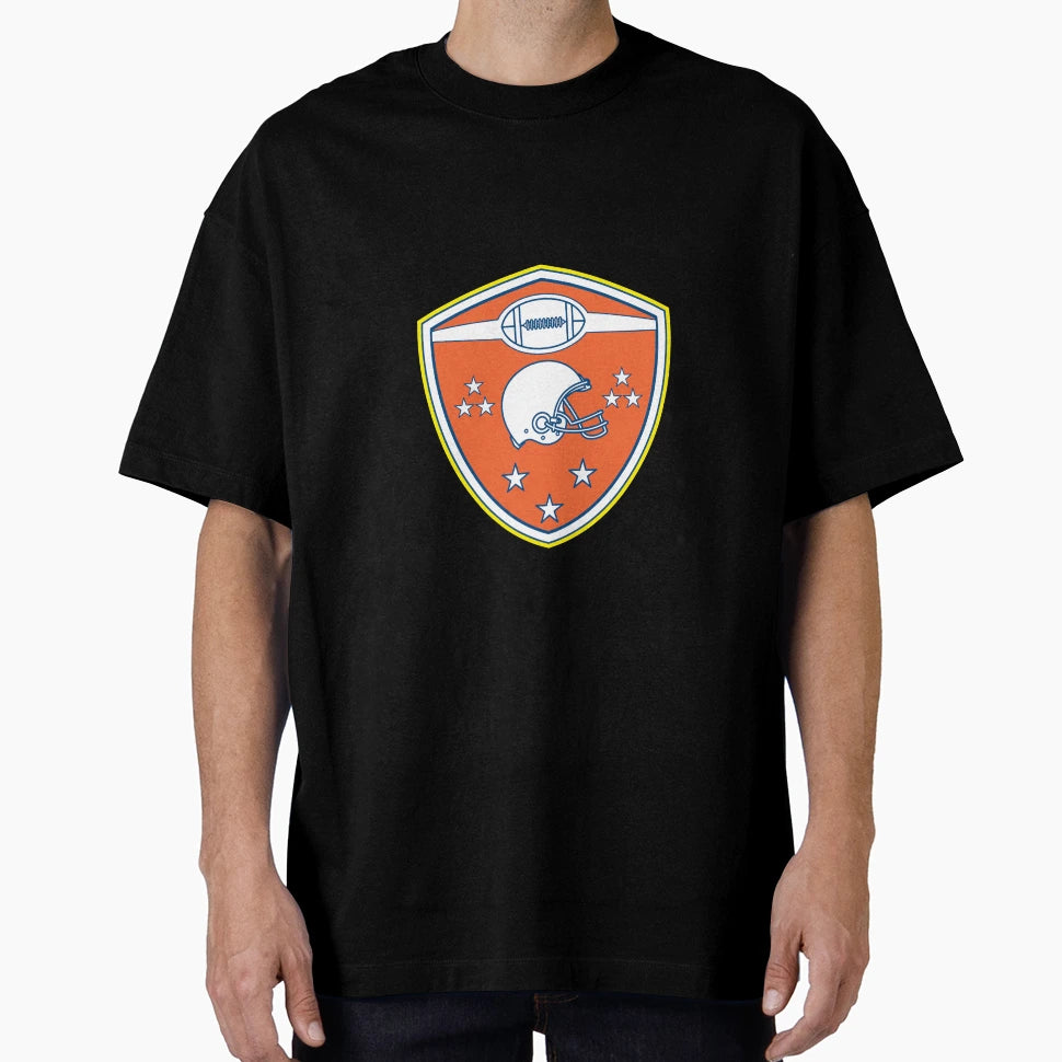American Football Helmet Stars Shield T-Shirt - Streetwear Style Unisex - T-Shirt, Sweatshirt, Hoodie