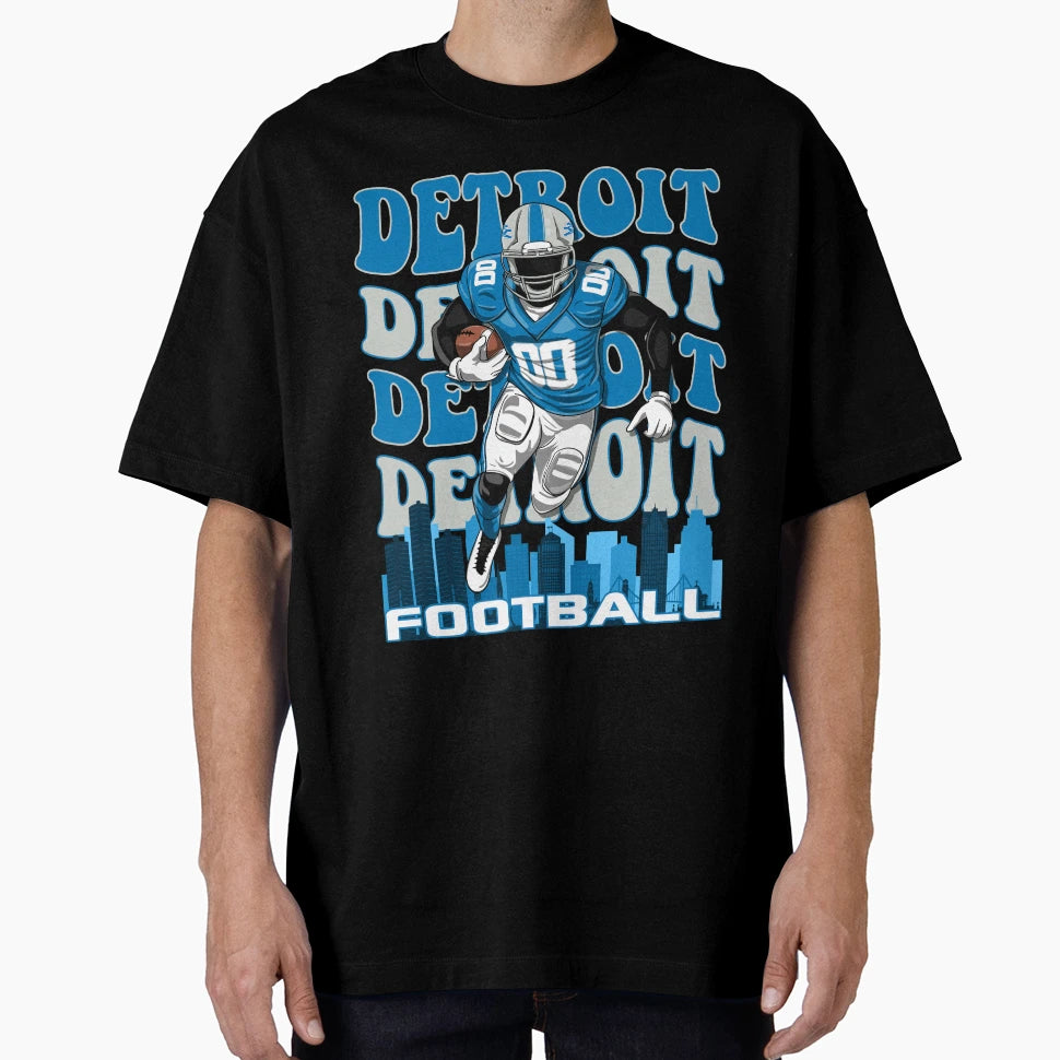 Detroit Grit Football Collection I T-Shirt - Streetwear Style Unisex - T-Shirt, Sweatshirt, Hoodie