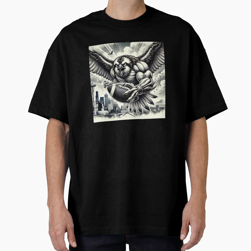 Seattle Football T-Shirt - Fun Novelty Design Unisex - T-Shirt, Sweatshirt, Hoodie