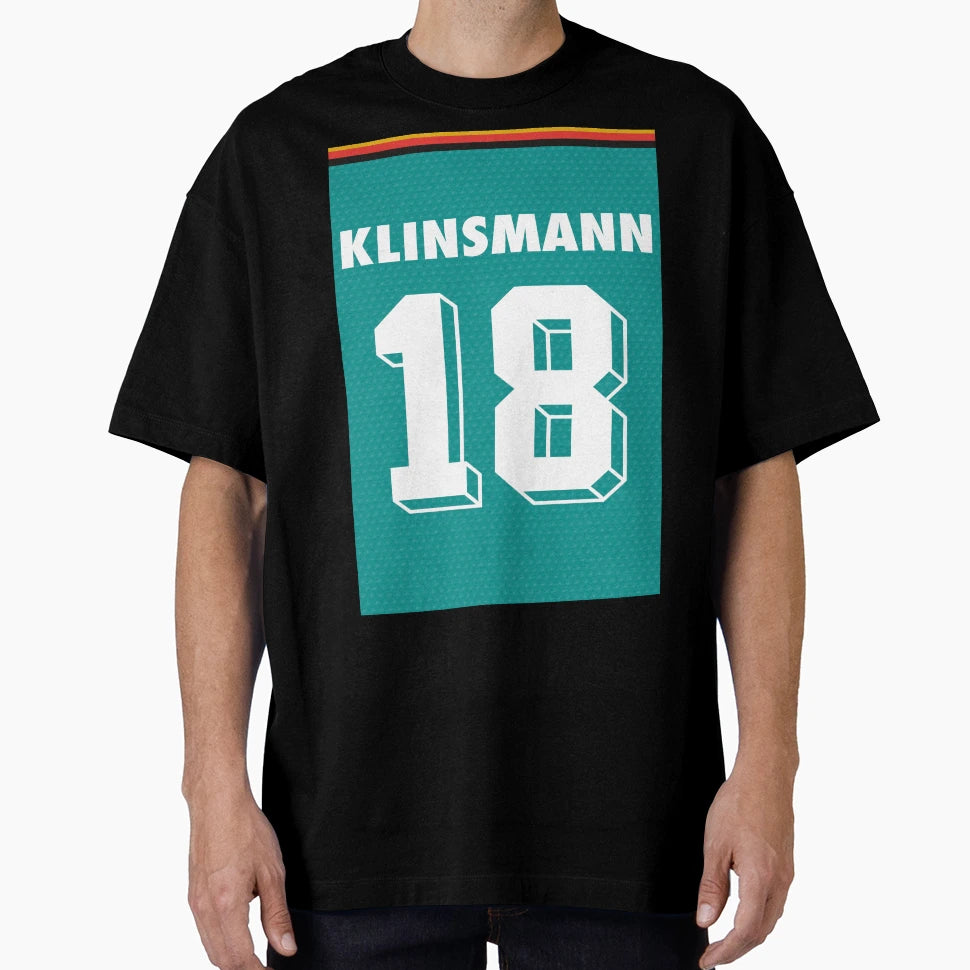 Germany 1994 Klinsmann 18 T-Shirt - Trendy Graphic Unisex - T-Shirt, Sweatshirt, Hoodie
