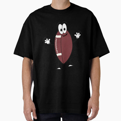 Happy Cartoon American Football T-Shirt - Fun Novelty Design for Adults - T-Shirt, Sweatshirt, Hoodie