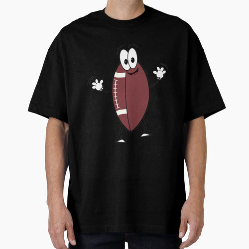 Happy Cartoon American Football T-Shirt - Fun Novelty Design for Adults - T-Shirt, Sweatshirt, Hoodie