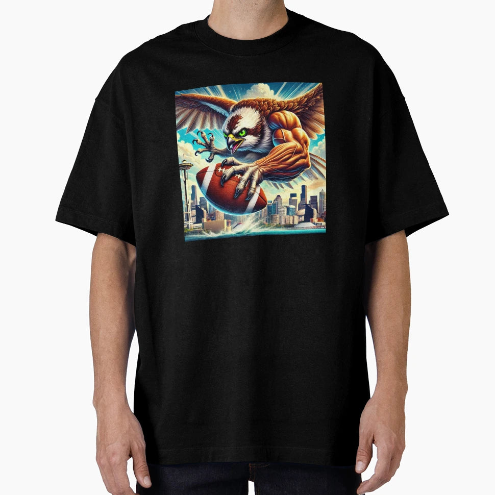Seattle Football V2 T-Shirt - Trendy Graphic Unisex - T-Shirt, Sweatshirt, Hoodie