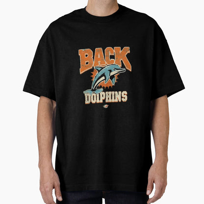 Back Miami Dolphins T-Shirt - Casual Everyday Wear Men Women - T-Shirt, Sweatshirt, Hoodie