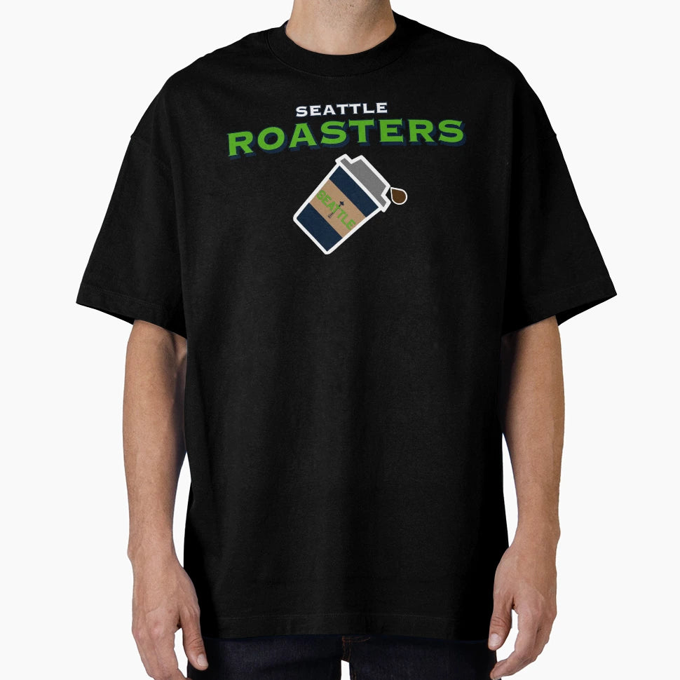 Seattle Roasters Wordmark T-Shirt - Unique Graphic Men Women - T-Shirt, Sweatshirt, Hoodie