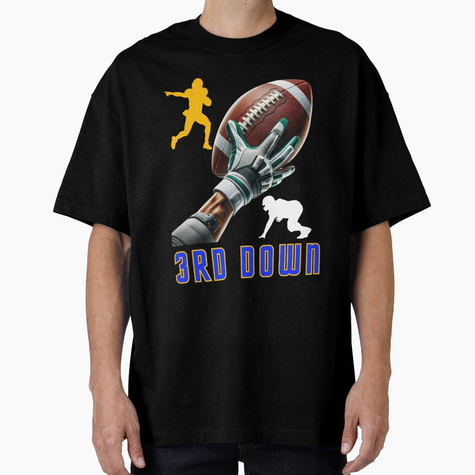 American Football 3Rd Down T-Shirt - Novelty Apparel Men Women - T-Shirt, Sweatshirt, Hoodie
