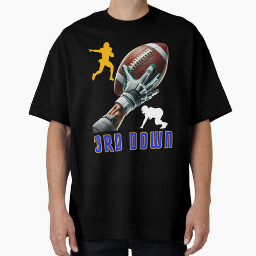American Football 3Rd Down T-Shirt - Novelty Apparel Men Women - T-Shirt, Sweatshirt, Hoodie
