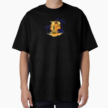 Letter P Palm Trees T-Shirt - Novelty Apparel Unisex - T-Shirt, Sweatshirt, Hoodie