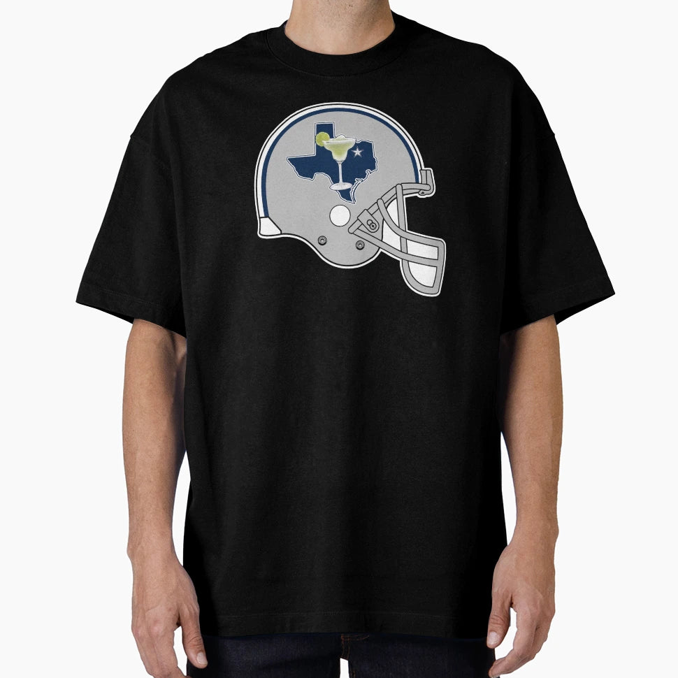 Dallas Margaritas Helmet T-Shirt - Unique Graphic Men Women - T-Shirt, Sweatshirt, Hoodie