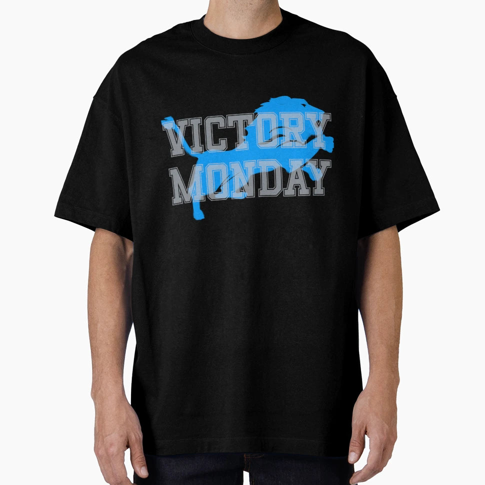 Detroit Lions Victory Monday T-Shirt - Trendy Graphic Men Women - T-Shirt, Sweatshirt, Hoodie