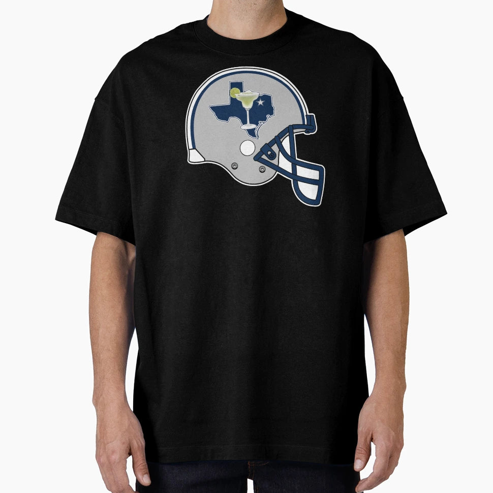 Dallas Margaritas Helmet Variant T-Shirt - Minimalist Print for Adults - T-Shirt, Sweatshirt, Hoodie